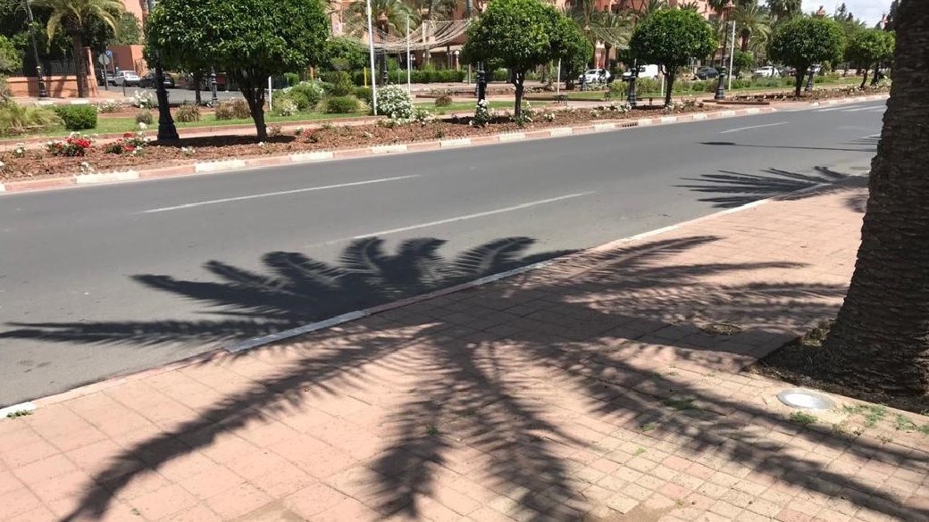 Schattenspiele in Marrakesch, Foto: Marion Klein
