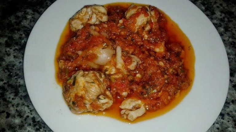 Hirn vom Rind nach marokkanischer Art