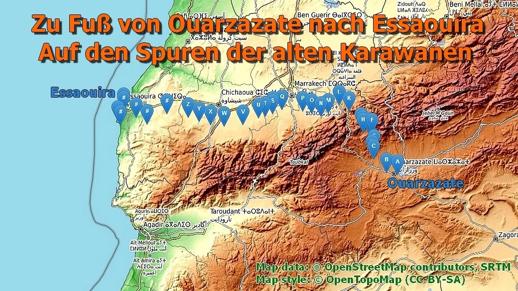 Auf alten Karawanenrouten von Ouarzazate nach Essaouira, Foto: Jean-Pierre Datchary