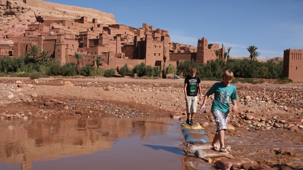 Familienreise durch Südmarokko, Kasbah Ait Benhaddou