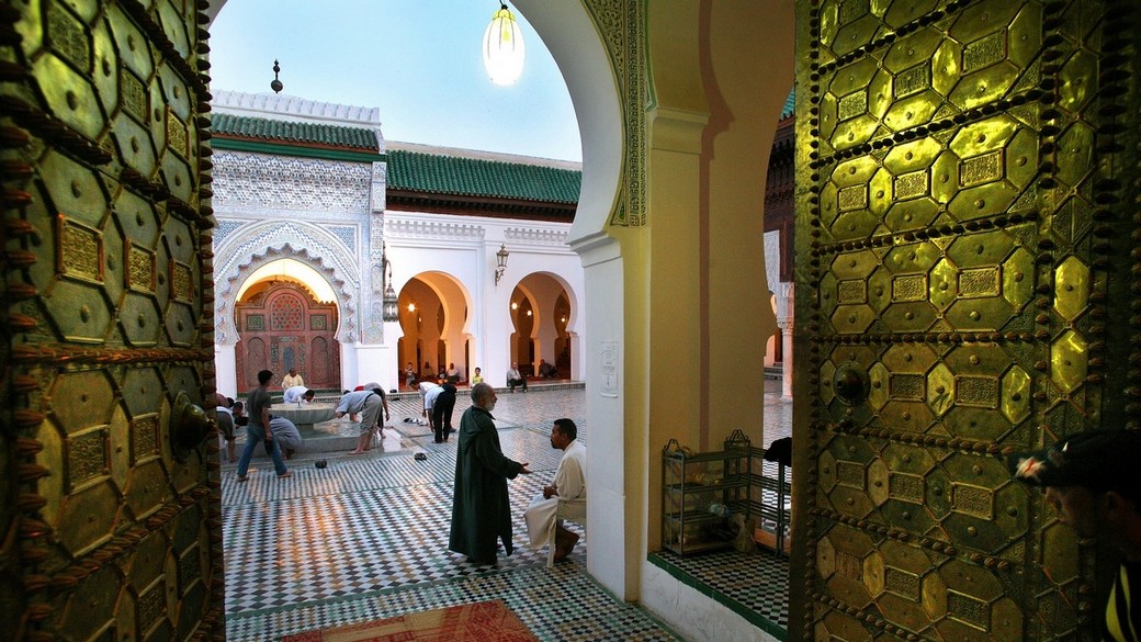 Fes, eins der Tore der Al Karaouiyyine, Foto: Eberhard Hahne