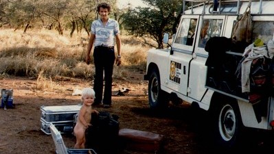 Zum ersten Mal in Marokko, Foto: Astrid und Klaus 1979 von Klaus Därr