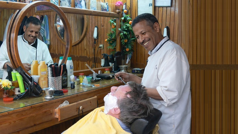 Friseurladen in Essaouira