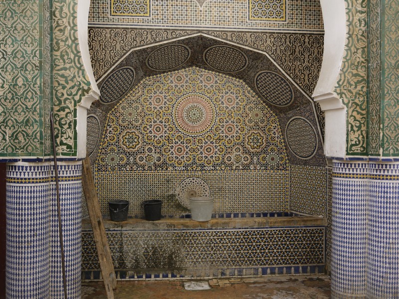 Brunnen Hassania in Talaa Sghira und gehort zu Medersa Hassania