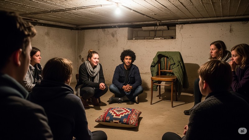 Ein Kissen in der Mitte -Fiktives Bild mit Hilfe von Gemini erstellt Ein Kissen in der Mitte -Fiktives Bild mit Hilfe von Gemini erstellt
