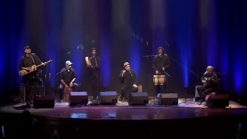 Nass el Ghiwane, Konzert, Foto aus dem Archiv von Nass el Ghiwane