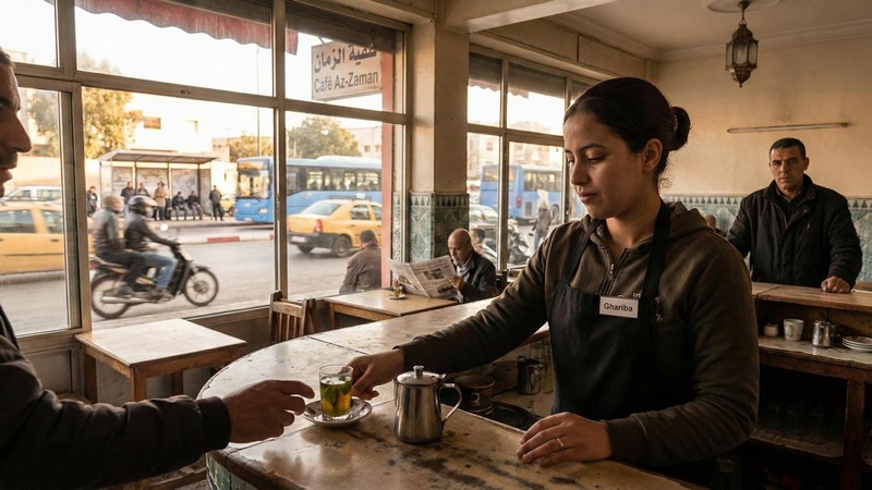 Ghariba. Fiktives Foto mit Hilfe von Gemini erstellt