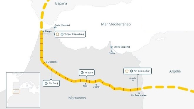 Nutzung der Maghreb-Europa-Pipeline für Gasimporte, Foto: barlamane.com