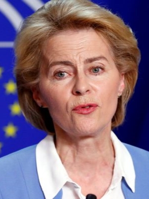 Rettungsdrama um den kleinen Rayan, Foto: Ursula von der Leyen von barlamane.com 