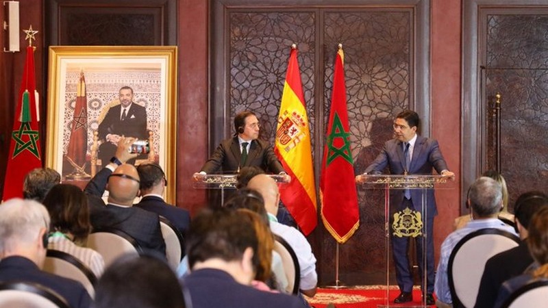 Spanien ist der größte Kunde und Lieferant Marokkos, Foto: Jose Manuel Albares und Nasser Bourita von barlamane.com