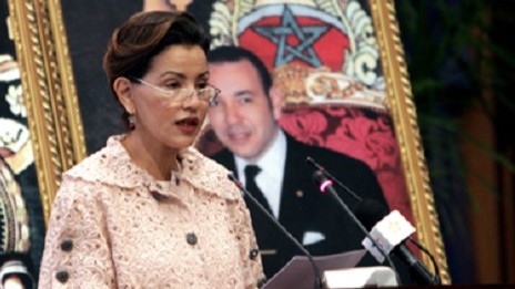 Prinzessin Lalla Meryem hat heute in Rabat Königin Máxima Zorreguieta der Niederlande empfangen