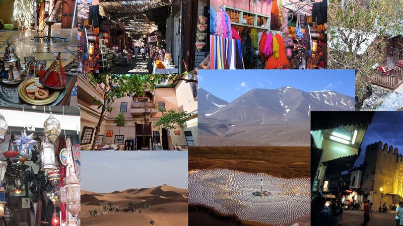 Marokko erreicht über zwölf Millionen Touristenankünfte, Fotos: Astrid Daerr, Eberhard Hahne, Marion Klein und Muriel Brunswig