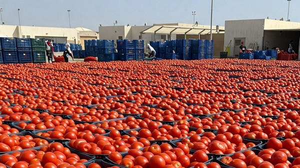 Tomaten für den Export