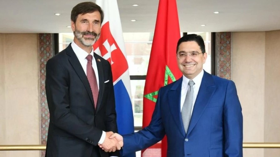 Juraj Blanár-Slowakei und Nasser Bourita, Foto: barlamane.com