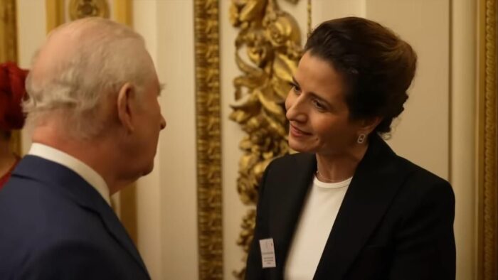 König Charles III. und Ministerin Leila Ben Ali, Foto barlamane.com