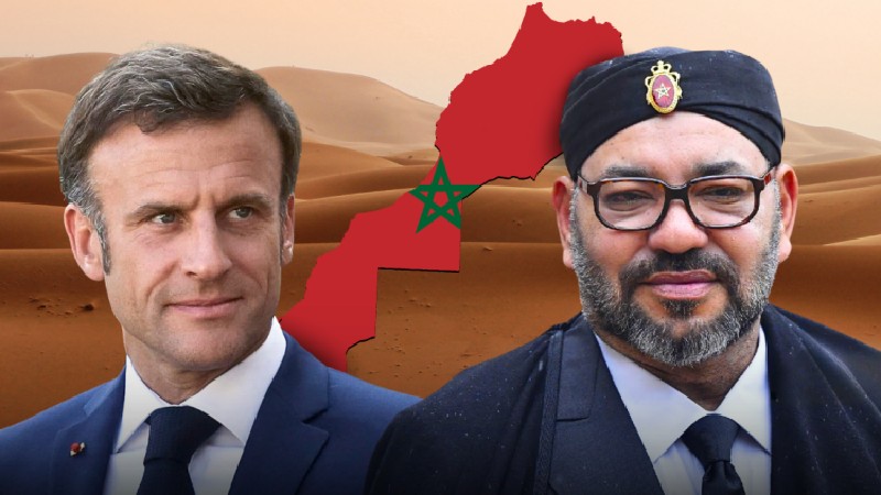 Emmanuel Macron und König Mohammed VI