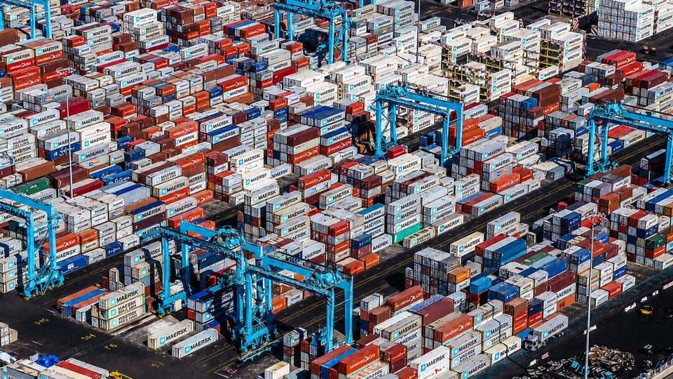Tanger Med Containerhafen. Foto Tanger Med mit Hilfe von ChatGPT optimiert