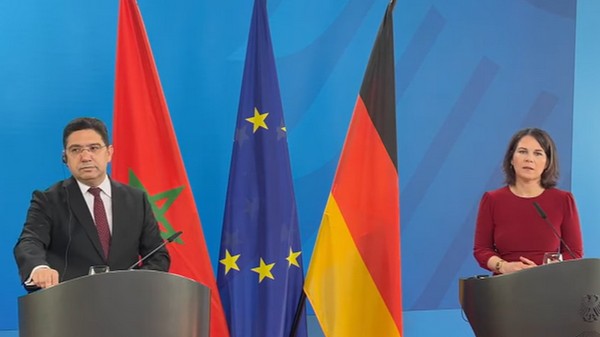 Nasser Bourita und Annalena Baerbock in Berlin, Foto: barlamantoday.com Nasser Bourita und Annalena Baerbock in Berlin, Foto: barlamantoday.com