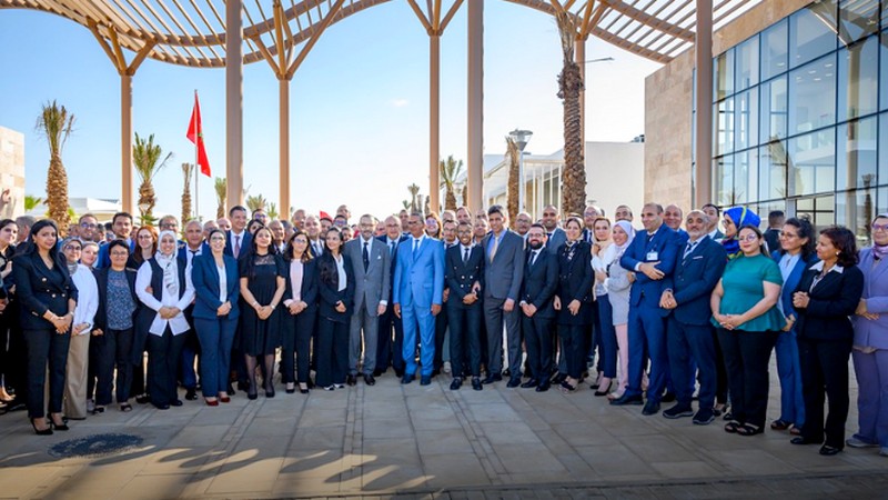 Mohammed VI. weiht ein Zentrum für Berufsbildung in Tamesna ein, Foto: barlamantoday.com