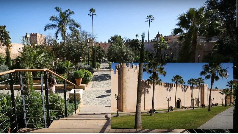 Oudaya-Kasbah und der neue Andalusische Garten, Foto: barlamantoday.com