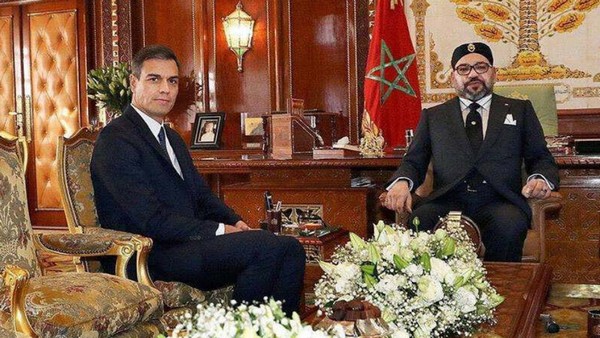 Marokko und Spanien, eine erfolgreiche Partnerschaft, Foto: Mohammed VI. und Pedro Sanchez