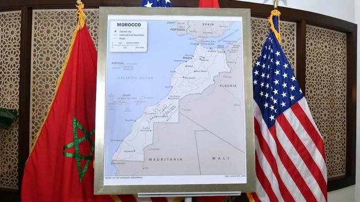 Map morocco