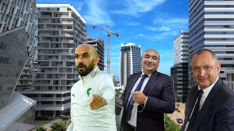 Walid Regragui, Ryad Mezzour, Moncef Belkhayat. Foto: laverite.ma