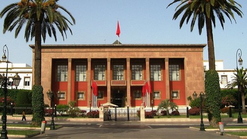 Parlamentsgebäude in Rabat, Foto Wikipedia Parlamentsgebäude in Rabat, Foto Wikipedia