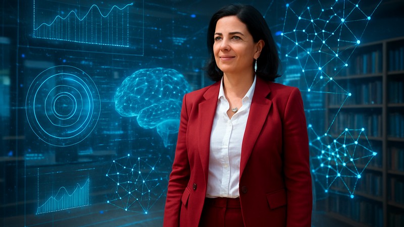 Amal El Fallah Seghrouchni, Foto mit Hilfe von ChatGPT erstellt