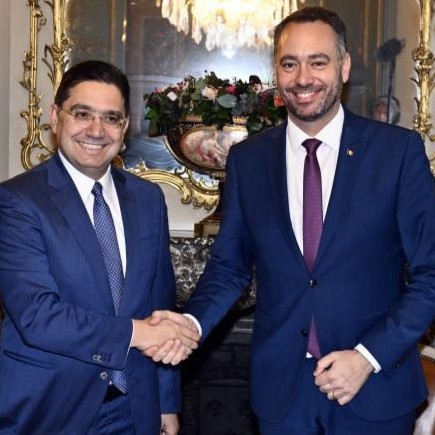 Nasser Bourita und Maxime Prévot Nasser Bourita und Maxime Prévot