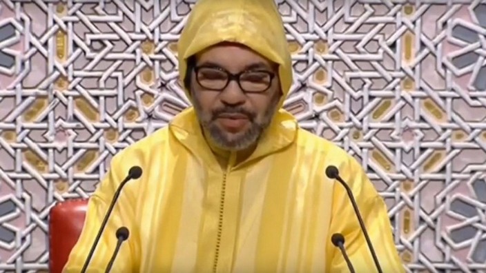 Koenig Mohammed VI. bei der Parlamentseroeffnung Koenig Mohammed VI. bei der Parlamentseroeffnung