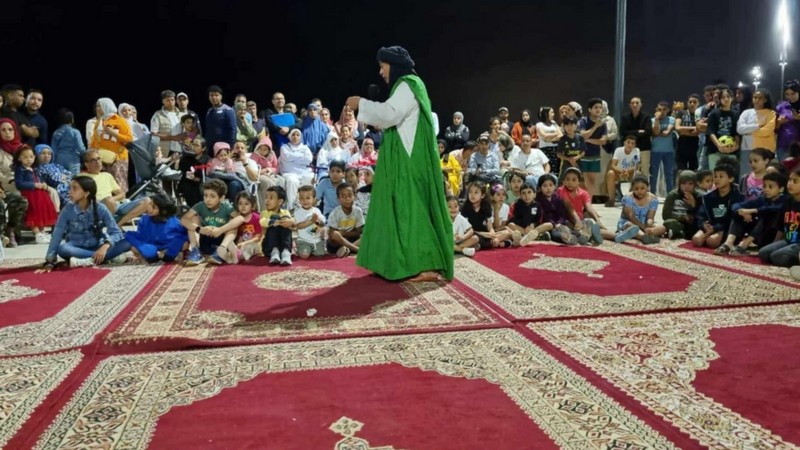 Märchenerzähler Idriss Al-Jay beim Festival in Rabat 2024, Foto: Najima ThayThay