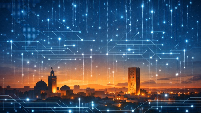 KI und Marokko. Foto mit Hilfe von ChatGPT erstellt