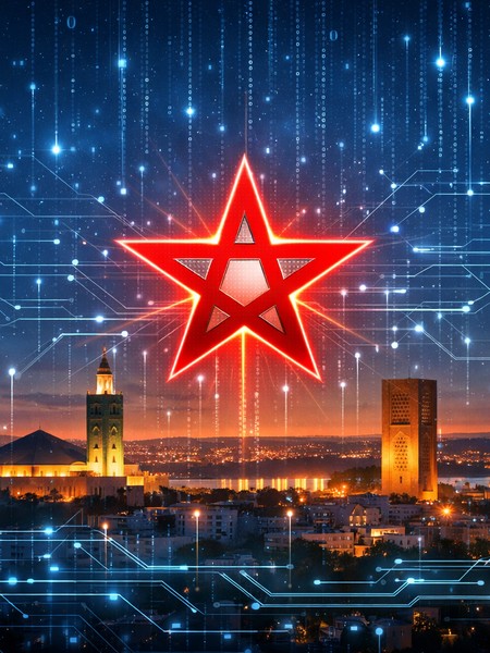 KI und Marokko. Foto mit Hilfe von ChatGPT erstellt