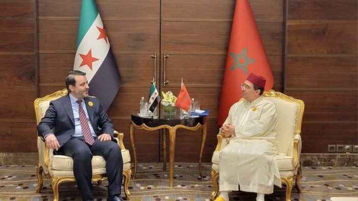 Assaad Al Chaibani und Nasser Bourita