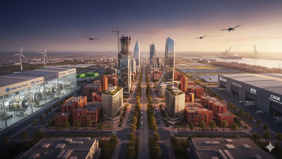 Marokkos Weg zur souveränen Ordnungsmacht. Fiktives Bild mit Hilfe von Gemini erstellt