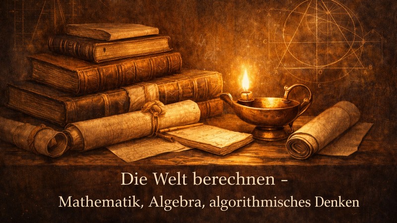 Die Welt berechnen. Foto mit Hilfe von ChatGP erstellt