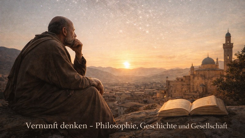 Vernunft denken. Foto mit Hilfe von ChatGP erstellt