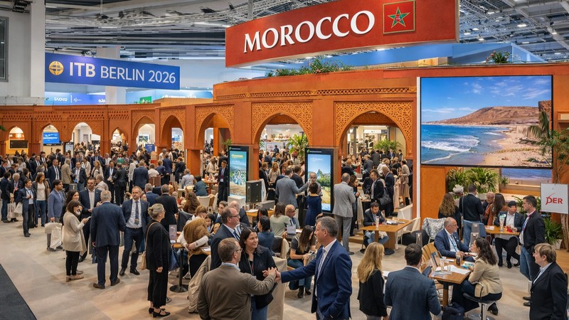 ITB. Fiktives Messestand Marokkos mit Hilfe von ChatGPT erstellt