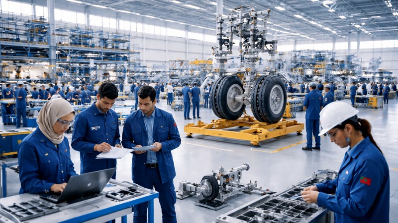 Fiktive Flugzeugfertigung mit Hilfe von ChatGPT erstellt