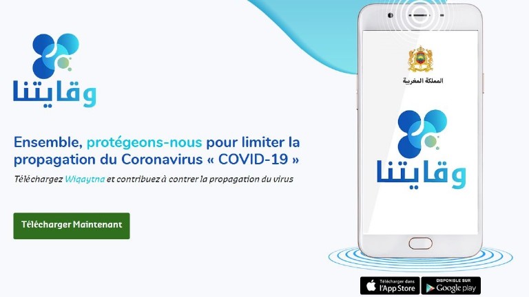 Die Covid-19-App "Wiqaytna"