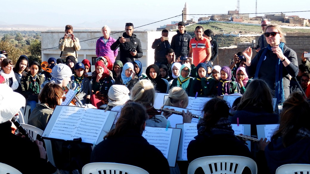 Musikalischer Kulturaustausch in Sidi Rbat, Foto: marokko-erfahren.de