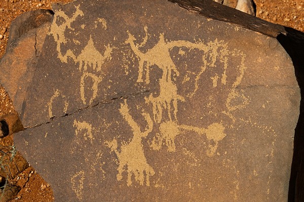 Ghartoum Felsgravuren. Foto Marokko Erfahren